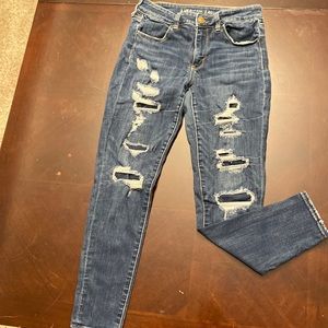 American Eagle size 6 short denim jeans